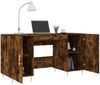 vidaXL Schreibtisch Räuchereiche 140x50x75 cm Holzwerkstoff 829537 Bild 4