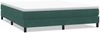 vidaXL Boxspringbett ohne Matratze Dunkelgrün 180x210 cm Samt 3315840 Bild 2