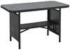 SVITA Garten-Essgruppe DALLAS, Polyrattan, 4-teilig, Outdoor Set, 2 Sessel, 2er-Sofa, Esstisch Bild 3