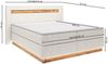 Selsey 'Oski' Doppelbett, Boxspringbett mit Topper, Beleuchtung und Samtbezug, hellgrau, 140x200 cm Bild 4
