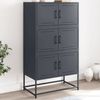 Sideboard, Kommode Anthrazit 68,5x38,5x123,5 cm Stahl j932p Bild 2