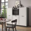 Küchenblock R-Line Weiß Landhaus/Anthrazit 180 cm ohne Arbeitsplatte Vicco Bild 4
