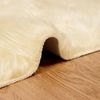 vidaXL Teppich aus Kunstschaffell TAFALLA Creme 240 x 340 cm Polyester 42021508 Bild 5