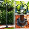 hofstein Außen-Stehlampe »Paraolo« Außenleuchte Kandelaber in antikem Look, ohne Leuchtmittel, Metall in Schwarz matt,Wegeleuchte,Vintage Gartenlampe, E27,IP44 Bild 3
