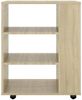 vidaXL Rollschrank Sonoma-Eiche 60x35x75 cm Holzwerkstoff 808452 Bild 4