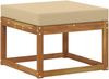 vidaXL Outdoor-Fußhocker Massivholz Akazie Natur 900452 Bild 2