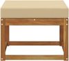 vidaXL Outdoor-Fußhocker Massivholz Akazie Natur 900452 Bild 3
