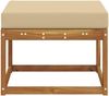 vidaXL Outdoor-Fußhocker Massivholz Akazie Natur 900452 Bild 4