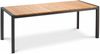 Best Freizeitmöbel Aluminium Tisch Paros 210 x 90 cm anthrazit/Teakholz Loungetisch Bild 4