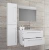 VCM Badmöbel Waschtisch Badinos 917106 Weiß H. 151 x B. 113 x T. 46 cm Bild 2