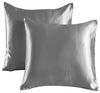 HAUSS SPOLE Kissenbezüge Mikrofaser Satin Kopfkissenbezug aus Satin für Haar und Haut, (2 Stück), 80x80 cm Satinkissenbezug für Haar und Haut mit Reißverschluss Bild 4