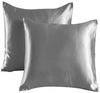 HAUSS SPOLE Kissenbezüge Mikrofaser Satin Kopfkissenbezug aus Satin für Haar und Haut, (2 Stück), 80x80 cm Satinkissenbezug für Haar und Haut mit Reißverschluss Bild 5