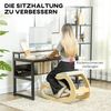 MC Star Bürostuhl Ergonomischer, schaukelnder Kniehocker für Homeoffice (der Körperhaltung, Creme) Bild 4