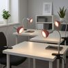 LED Tischleuchte, Klemme, Spot beweglich, rot, H 34cm Bild 4
