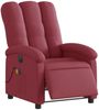 vidaXL Massagesessel Elektrisch Weinrot Stoff 3204083 Bild 3