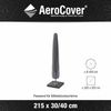 AeroCover Schutzhülle H215xB30/40 cm Mittelstockschirme bis Ø4 m 3x3 m Schutzhaube Schirmhülle Bild 2