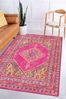 Conceptum Hypnose Teppich Boho, Rechteck, Höhe: 10 mm, Wohnzimmer Waschbarer Kurzflorteppich Bild 3