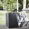 Capi Pflanzgefäß Urban Smooth Quadratisch 30x30x30 cm Schwarz KBL902 424341 Bild 4