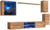 Hängende Wohnwand Switch XXIII in Wotan 250 x 140 cm 5-teilig Bild 2