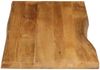 vidaXL Tischplatte mit Baumkante 140x60x2,5 cm Massivholz Mango 370769 Bild 3