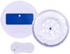 vidaXL Unterwasser-LED-Poollampe mit Fernbedienung Weiß 92296 Bild 2