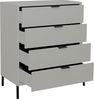 Maeusbacher Bonnie Kommoden Quadrat kreidegrau matt lack BxHxT: 81 x 100 x 45 cm Bild 3