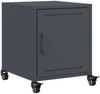 vidaXL Nachttische 2 Stk. Anthrazit 36x39x43,5 cm Stahl 846619 Bild 5