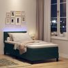 vidaXL LED Boxspringbett mit Kopfteil Dunkelgrün 90 x 200 cm Samt 3342695 Bild 5