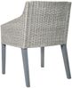 vidaXL Esszimmerstuhl mit Kissen Grau Natur Rattan [325491] Bild 4