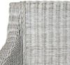 vidaXL Esszimmerstuhl mit Kissen Grau Natur Rattan [325491] Bild 5