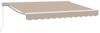 vidaXL Manuell einziehbare Markise Beige 3,5 x 2,5 m 3420243 Bild 2