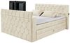Boxspringbett Springdale - motorisierter TV-Halterung, geräumigem Bettkasten und Duo-Wendematratze H3/H4 - ED Exciting Design Bild 4