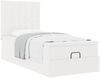 vidaXL Ottoman-Bett mit Matratze Weiß 90x190 cm Kunstleder 3312977 Bild 4