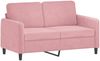 vidaXL 3-tlg. Sofagarnitur Rosa Samt 3202027 Bild 3