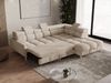 MOEBLO Ecksofa BUN aus Bouclé, mit Schlaffunktion, Bettkasten und verstellbaren Kopfstützen – modernes Polsterecksofa für Wohnzimmer, Eckcouch Wohnlandschaft Sofa mit Ottomane Eckgarnitur Polsterecke, (BxHxT): 276 x 78 x 209 cm Bild 3