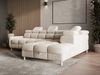 MOEBLO Ecksofa BUN aus Bouclé, mit Schlaffunktion, Bettkasten und verstellbaren Kopfstützen – modernes Polsterecksofa für Wohnzimmer, Eckcouch Wohnlandschaft Sofa mit Ottomane Eckgarnitur Polsterecke, (BxHxT): 276 x 78 x 209 cm Bild 4