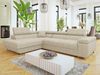 Ecksofa Torezio Premium mit Einstellbare Kopfstützen, Bettkasten und Schlaffunktion (Farbe: Magni 206.02, Seite: Links) Bild 2