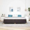 vidaXL Boxspringbett mit Matratze Dunkelbraun 200 x 200 cm Stoff 3398594 Bild 3