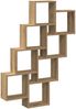 vidaXL Würfelregal Artisan-Eiche 90x15x119,5 cm Holzwerkstoff 856597 Bild 2