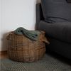 UNUS HOME Kaminholzkorb Korb Weide rund 2 Seilgriffe (1 St) Bild 3