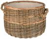 UNUS HOME Kaminholzkorb Korb Weide rund 2 Seilgriffe (1 St) Bild 5