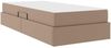 vidaXL Aufbewahrungsbett mit Matratze 2 pcs Cappuccino Leder 3399591 Bild 5