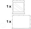3x4,5 m Faltpavillon PROFESSIONAL Alu 40mm, Seitenteile mit Panoramafenstern, weiß Bild 3