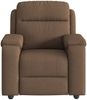 vidaXL Massagesessel Braun Stoff 4015694 Bild 3