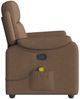vidaXL Massagesessel Braun Stoff 4015694 Bild 4