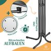 KESSER® Gastro Stehtisch klappbar - Gastronomie Bistrotisch rund - Wetterbeständiger Klapptisch Gartentisch - Runder Partytisch - Hitzebeständig - Stabil und sicher Schwarz, Ø 80 cm, 1er Set Bild 5