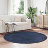 vidaXL Teppich Shaggy Hochflor NAVARRA Marineblau 160x160 cm Polyester 4102915 Bild 3