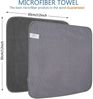 VIVOTE Microfaser Spültuch Abwaschlappen 8er Set 30x30 cm Grau Bild 3