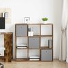 vidaXL Sideboard mit Schubladen Geräucherte Eiche 102 x 31 x 99,5 cm 8000496 Bild 4