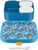 Mepal 'Campus' Brotdose Groß inklusive 2 auslaufsicheren Bento Fächern & Gabel, Kunststoff Stitch, 1250 ml Bild 2